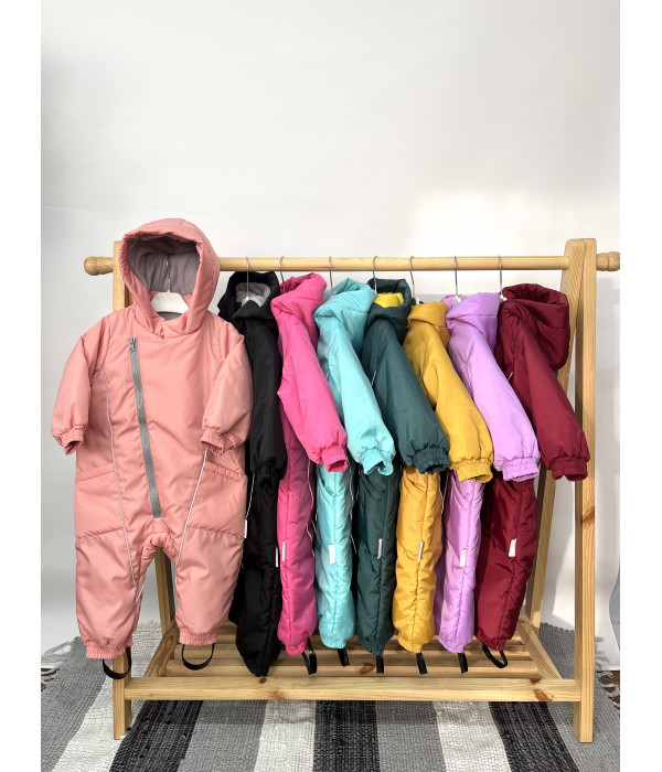 Демі комбінезон "Color zip" (пудра) Демі комбінезон "Color zip" (пудра)