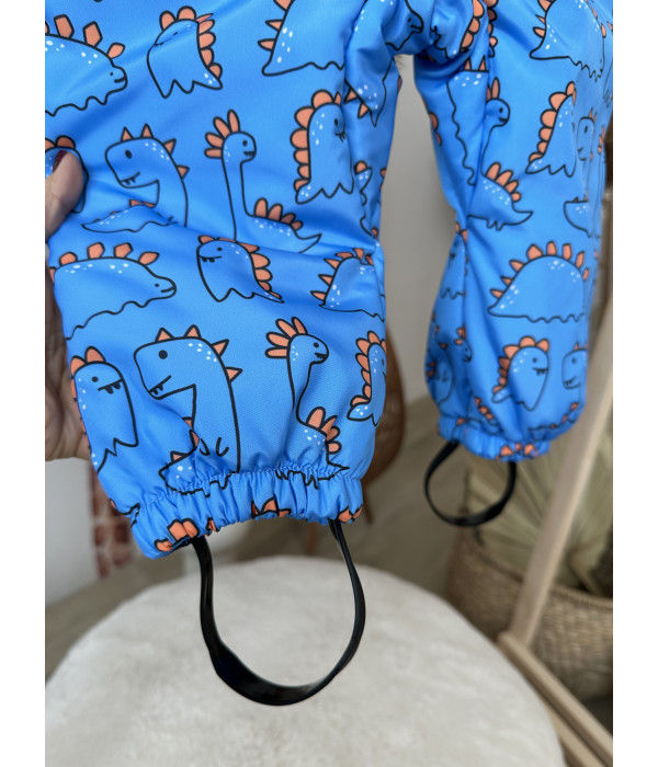 Дитячий комбінезон демісезонний Trendy (діно на блакитному)