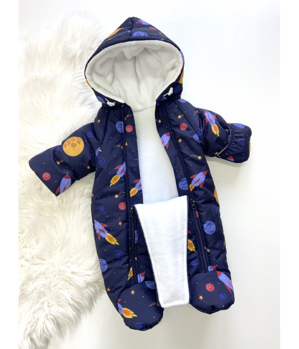 Зимовий комбінезон "Trendy" (космос) закриті ніжки